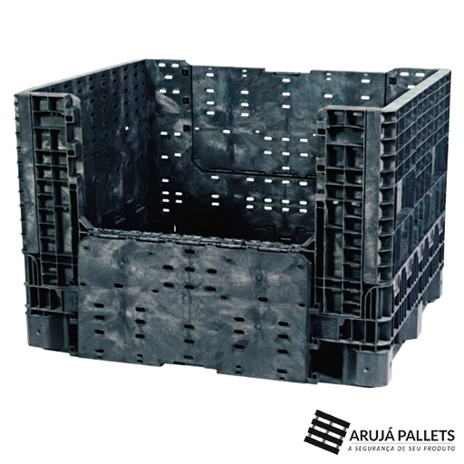 Caixa palete dobrável industrial